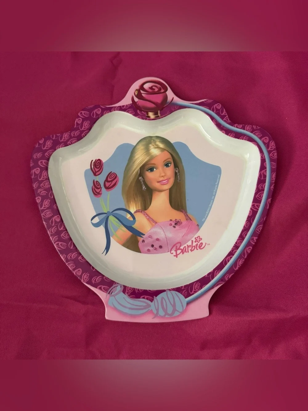 Vintage Barbie Plates + Vintage Barbie Cup / Rare Mattel Barbie Plate Bucket Hat